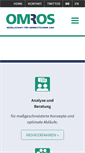 Mobile Screenshot of omros.de