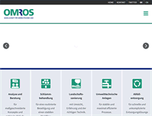 Tablet Screenshot of omros.de